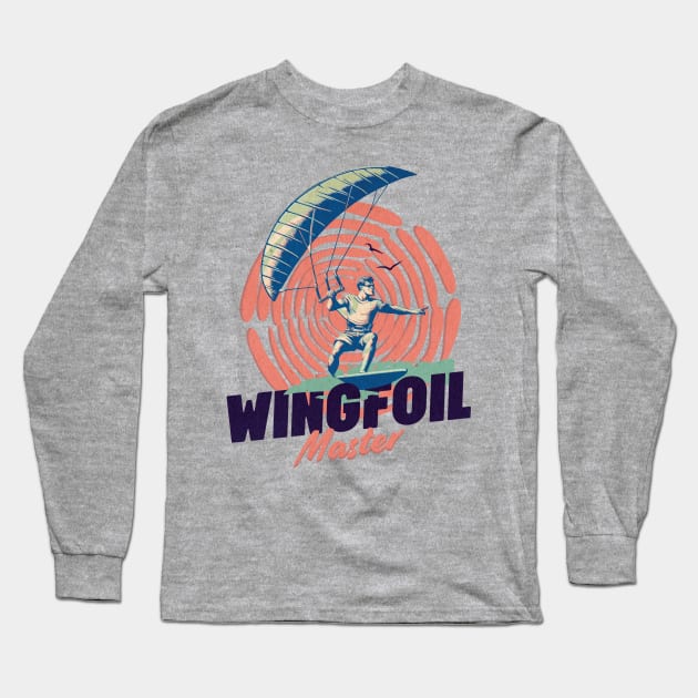 Wingfoil MasterAged Look Long Sleeve T-Shirt by Alexander Luminova